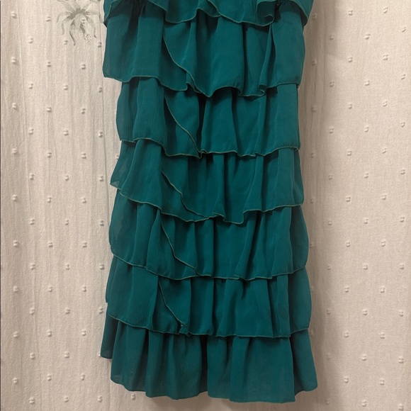 H&M Teal Layered Mini Dress - Picture 5 of 9